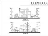 某地区三层坡屋顶别墅建筑设计方案图纸图片1