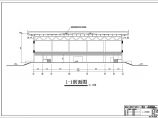 汨罗市某室内单层羽毛球馆建筑设计方案图片1
