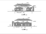 两层独立豪华别墅建筑设计施工图D型图片1