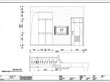 某地三室两厅一厨两卫户型样板房（现代简约风格）装饰设计施工图图片1