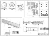 某工程钢结构板式螺旋楼梯结构施工图图片1