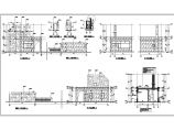 某工厂一层砖混结构主大门、侧大门建筑设计方案图纸图片1