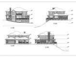 某地坡地独栋别墅方案设计施工图（共4张）图片1