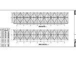 某地钢结构高速公路收费站罩棚结构施工图图片1
