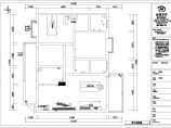 长沙高层剪力墙结构住宅（三居室）室内装修设计施工图图片1