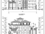 广东某地三层框架结构别墅建筑设计施工图图片1