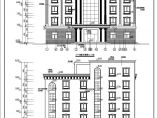 某地6层框架结构私人宾馆建筑设计方案图图片1