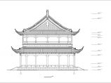 某地两层框架结构重檐仿古大殿建筑设计方案图纸图片1