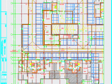 四线城市城市综合体32F住宅加四层商业总平面图图片1