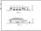 某中学学校体育馆建筑设计方案图（详细）图片1