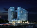【北京】高层框剪现代风格办公楼方案文本（多个方案）图片1