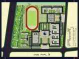 【山东】中学校区规划及单体设计方案文本图片1