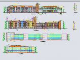 某地局部四层框架结构大型幼儿园建筑设计施工图纸图片1