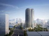 【上海】33层框剪办公楼建筑设计方案文本（无CAD）图片1
