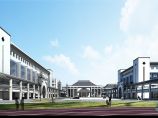 【云南】现代风格中学校园规划及单体设计方案文本（含CAD）图片1
