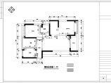 【杭州】北美风格两居室装修施工图（附带效果图）图片1