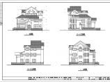 三层框架结构别墅建筑、结构施工图图片1