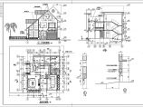 月池山庄二层度假别墅住宅楼建筑设计施工图图片1