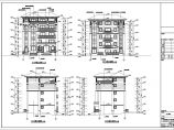 5层框架结构欧式别墅建筑设计施工图图片1