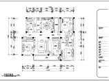 【江苏】四居室样板间美式乡村混搭风情装修施工CAD图（含效果及软装方案）图片1