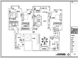 豪华大宅美式风格三居室装修室内设计施工cad图（附效果图）图片1