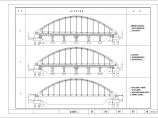 跨径为100m的下承式钢管混凝土简支系杆拱桥施工图（含计算书）图片1