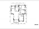 精品地中海风格三居室室内装修设计施工cad图（含效果）图片1