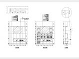 【湖南】清新现代简约风格四居室室内装修施工CAD图纸（附效果）图片1