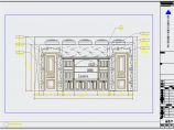 鄂尔多斯欧式古典豪宅装修设计施工图（含效果图）图片1