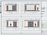 两层木质时尚餐厅室内施工图（含高清效果图）图片1