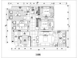 【广西】新中式风格三居室室内装修设计施工图（附效果图）图片1