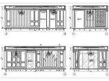 【重庆】新古典风格一层带地下室别墅样板房装修施工图（附效果图和水电）图片1
