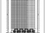 6层核心筒现代办公大厦建筑施工图图片1