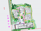 【河南】湖畔生态豪宅售楼处园林设计施工图图片1