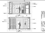 现代时尚小户型两居室室内装修施工图（附效果图和水电）图片1