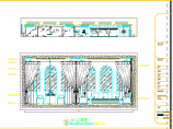 【重庆】灰色调后现代风格复式样板间装修施工CAD图（附效果图）图片1