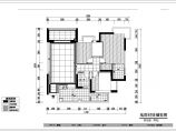 【重庆】精品现代简约风格两居室室内装修设计施工cad图（附效果图）图片1