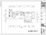 地中海田园风格两室两厅住宅装修施工CAD图纸图片1