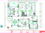【绍兴】某地欧式风格三居室住宅装修设计施工图（含效果图）图片1