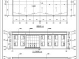 某厂区二层框架结构办公楼建筑设计图图片1