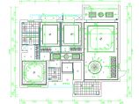 139平欧式风格三居室室内装修施工图（含效果图）图片1