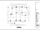 【江西】现代新中式三居室样板间装修施工CAD图（附效果图）图片1