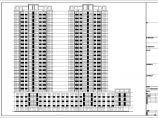 【河南】26层现代风格住宅楼建筑设计施工图（含效果图）图片1