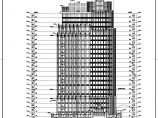 【浙江】27层现代风格商业办公楼建筑设计施工图图片1
