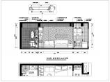 【昆山】现代一居室小户型单身公寓室内装修施工图图片1