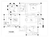美式新古典三室两厅住宅装修施工图（附效果图）图片1