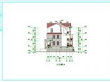 某豪华联排框架结构别墅建筑设计施工图图片1