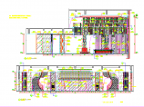 【陕西】庄重大气现代风格售楼处室内装修施工cad图（含方案效果）图片1