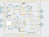 【山西】精品160平现代中式风格四居室室内装修设计施工cad图（含效果）图片1