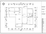 【浙江】某欧式风格三居室装修施工图（含效果图）图片1
